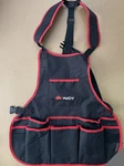 New Nocry Work Apron 16 Tool Pockets Heavy Duty Adjustable 22X22 Quick Ship. Fixed Price $29.00.