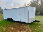 New 8.5X20 V-nose Enclosed Hauler Cargo Utility Trailer .080 Exterior Metal. Fixed Price $6495.00.