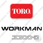 Fits Toro Workman 3300D Decal Kit Utility Vehicle - 7 Year Outdoor 3M Vinyl!. Fixed Price $49.95.