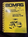 Bomag Operator Manual Bw 10 As / 12 Maintenance Instructions Tandem Roller. Fixed Price $24.98.