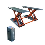Stratus Open Center Portable Electrical Release Scissor Lift SAE-MS9000X 110V. Fixed Price $4934.00.