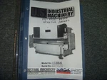Industrial 888 Hydraulic Press Brake Owner Operator Manual S/n W2008231. Fixed Price $113.58.