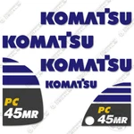 Fits Komatsu Decal Kit Mini Excavator Sticker Replacements (PC45MR-5). Fixed Price $159.95.