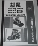 Gehl R190 Mustang 1900R 2200R 2600R Skid Steer Service Repair Manual. Fixed Price $89.99.
