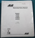 Jlg 100SX 110SXJ 120SXJ Boom Lift Parts Manual Book Catalog. Fixed Price $59.99.