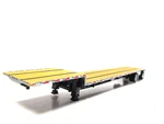 Dcp 1/64 Scale Transcraft Step Deck Trailer Tan Brown With Black Frame. Fixed Price $45.00.