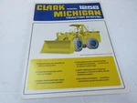 Clark Michigan 125B Tractor Shovel 4 Page (wheel Loader). Fixed Price $35.00.
