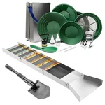 Asr Outdoor Complete Gold Panning Kit With Sluice Box And Classifier Screen Set. Fixed Price $189.99.
