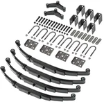 3500LBS Tandem Trailer Axle Suspension Kit Leaf Springs U-bolt + Hanger Set. Fixed Price $155.00.