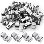 50 Pcs Stainless Steel Trailer Frame Wire Clips: 22.5MM, For Boat, Pv Wiring.. Fixed Price $12.59.