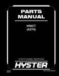 Hyster H50CT (A274) Forklift Parts Manual Catalog Exploded View Diagrams Book. Fixed Price $59.00.