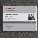 Nissan Unicarriers MUG1F2A30LV Forklift Truck Parts Catalog Manual 1F2UP. Fixed Price $139.30.