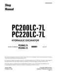 Komatsu PC200LC-7L, PC220LC-7L Hydraulic Excavator Service Manual. Fixed Price $99.00.
