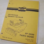 Bros SP-4000 Roller Compactor Parts Manual Book List Spare Catalog Tire Wheel. Fixed Price $48.75.