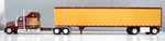Dcp Candy Kenworth W900L Aero Bunk W/spread Axle Van 68-2297 1/64 Numbered. Fixed Price $149.95.