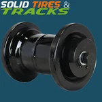 PY64D00012F2, PS64D00005F1 Bottom Roller For Case CX55B, Kobelco SK55SRX-6E. Fixed Price $285.00.