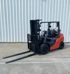 2019 Toyota 8FG35U Forklift 8K Lpg, Side Shift, Solid Pneumatic Tires. Fixed Price $28990.00.