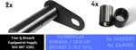 Cat Bucket Pin & Bushing (lower Tilt) KIT289C / 279C2 289D3 259D3 279D3. Fixed Price $229.00.