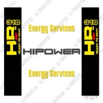 Fits Hipower HRJW310-T6 Decal Kit Generator 7 Year Outdoor 3M Vinyl!. Fixed Price $224.95.