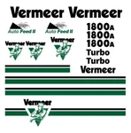 Vermeer Brush Chipper Decal Kit For. Fixed Price $200.00.