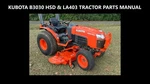 Kubota Parts Manual -410PGS For Tractor LA403 Loader Service. Fixed Price $23.99.