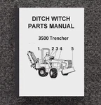 3500 Trencher Service Parts Manual Ditch Witch Deutz Diesel Engine. Fixed Price $25.00.
