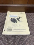 Original Turfco Piper 180A 180B Plow Operators Manual Parts Catalog. Fixed Price $35.00.