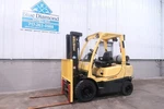 Hyster H50FT Forklift, 5,000# Pneumatic, Lp Gas, Triple, 4WAY, S/s & F/p. Fixed Price $25900.00.