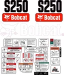 Fits Bobcat S250 Kit Skid Steer / Safety Decals 3M Vinyl Free Shipping. Fixed Price $99.00.