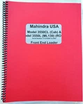 Mahindra 3550CL 3550L Front End Loader Operator's Manual Installation Parts Cata. Fixed Price $49.95.