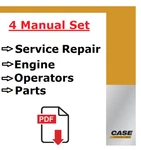 Case SR250 Skid Steer Manual Operator Owners Service Workshop Repair Parts Set. Fixed Price $38.99.