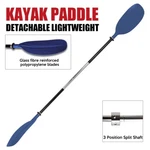 Oceansouth Aluminum Kayak Paddle Blue Asymmetric Detachable Lightweight Canoe. Fixed Price $28.04.
