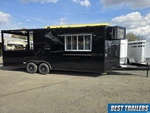 2026 Empire Cargo Trailer 8X22 Concession Bbq Porch Vending Enclosed. Fixed Price $22995.00.
