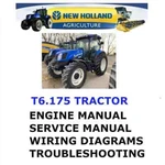 New Holland T6.175 Tractor Manual Workshop Repair Service Engine Pdf. Fixed Price $35.00.