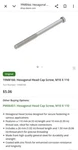 Lot Of 100 - New Oem John Deere 19M8166 M10X110 Hex Head Cap Screw 10.9. Fixed Price $299.99.