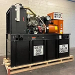 60KW Generac Diesel Standby Generator, 514HRS, 120/240V 1P, W/tank, We Ship!. Fixed Price $8750.00.
