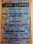 Clark Clipper Truck Forklift Owner & Parts Manual Ann Comet Empress CE-42-101. Fixed Price $179.95.