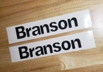 Branson Tractor Compact Skid Steer Fork 24" Decal Sticker Black (2) Vinyl Usa. Fixed Price $43.60.