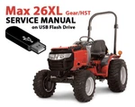Mahindra Max 26 Xl Tractor Service + Operators Loader Manuals (usb) Latest. Fixed Price $63.90.