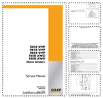 Case 845B 865B 885B Vhp Awd Motor Graders Service Manual 48050419D Pdf. Fixed Price $37.60.