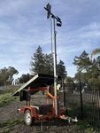 Magnum Sunray Mobile Solar Light Tower Trailer Outdoor Heavy Equipment. Fixed Price $9950.00.
