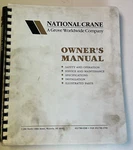 National Hydraulic Articulating Cranes Series N105 Owners Manual S/n 28740. Fixed Price $129.95.