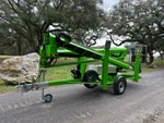 2024 Niftylift TM50HG Towable Boomlift - Gas Powered Platform Height. Fixed Price $44990.00.