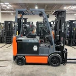 2022 Toyota 8FBCU32 6500LB Used Forklift Triple Mast Sideshift 5032 Hours. Fixed Price $20950.00.
