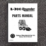 Hydrostatic Skid Loader Service Parts Manual Fits L-700 Rounder LR51. Fixed Price $19.90.