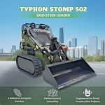 Freeship Typhon Stomp 502 1958LBS Mini Skid Steer Loader 22.1HP Honda Gas Engine. Fixed Price $6174.05.