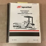 Ingersoll-rand DD-90 &hf Parts Manual Book Catalog Vibratory Compactor Roller Ir. Fixed Price $49.99.