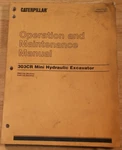 Caterpillar 303CR Excavator Operation & Maintenance Manual Book S/n Dma. Fixed Price $59.99.