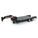 Big Country Toys 1/20 Black Flatbed Gooseneck Trailer With Ramps 427. Fixed Price $37.59.