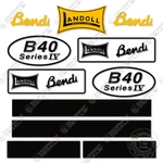 Fits Landoll Bendi B40-IV Decal Kit Forklift 7 Year Outdoor 3M Vinyl!. Fixed Price $149.95.